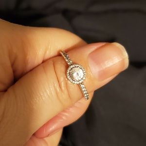 Pandora's Round Sparkle sz 58 《8.5》